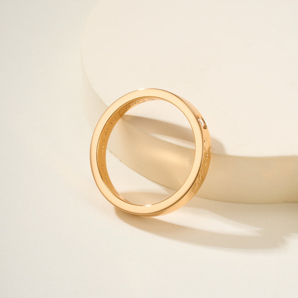 [Rani Jewelry] LOVE RING 4MM 1 DIAMOND
