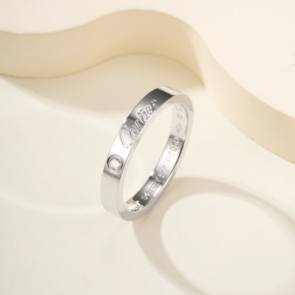 [Rani Jewelry] LOVE RING 4MM 1 DIAMOND