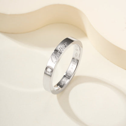 [Rani Jewelry] LOVE RING 4MM 1 DIAMOND