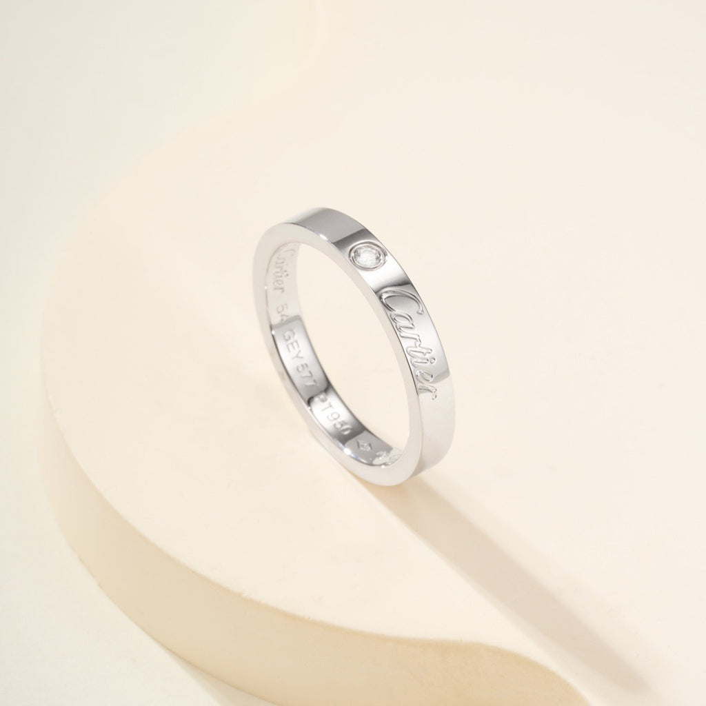 [Rani Jewelry] LOVE RING 4MM 1 DIAMOND