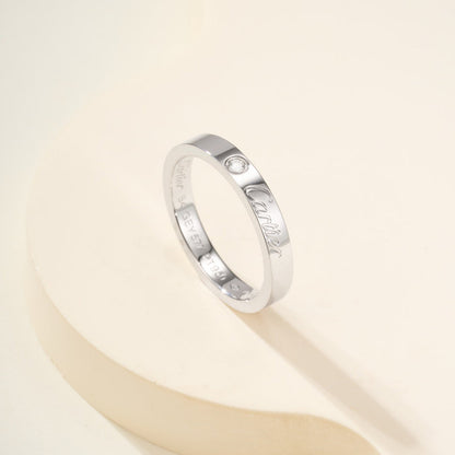[Rani Jewelry] LOVE RING 4MM 1 DIAMOND