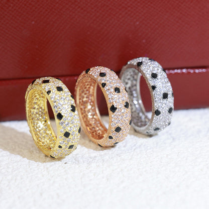 [Rani Jewelry] PANTHERE SPOTTED FULL DIAMOND RING