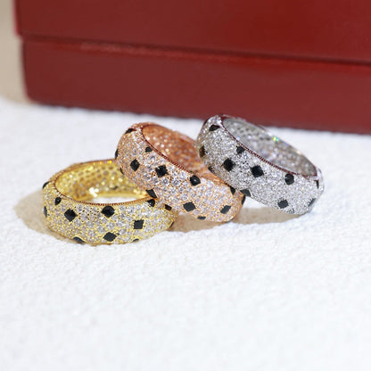 [Rani Jewelry] PANTHERE SPOTTED FULL DIAMOND RING