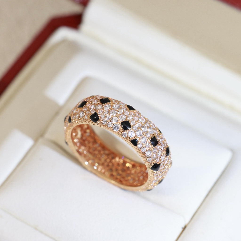 [Rani Jewelry] PANTHERE SPOTTED FULL DIAMOND RING