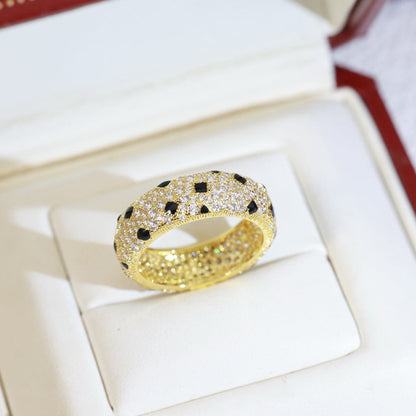 [Rani Jewelry] PANTHERE SPOTTED FULL DIAMOND RING