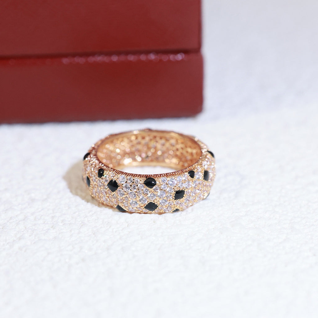 [Rani Jewelry] PANTHERE SPOTTED FULL DIAMOND RING