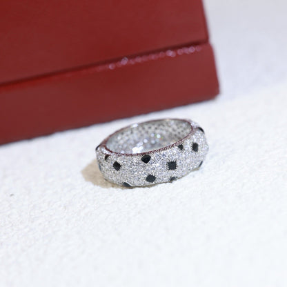 [Rani Jewelry] PANTHERE SPOTTED FULL DIAMOND RING