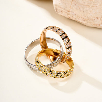 [Rani Jewelry] TRINITY  RING LEOPARD PRINT