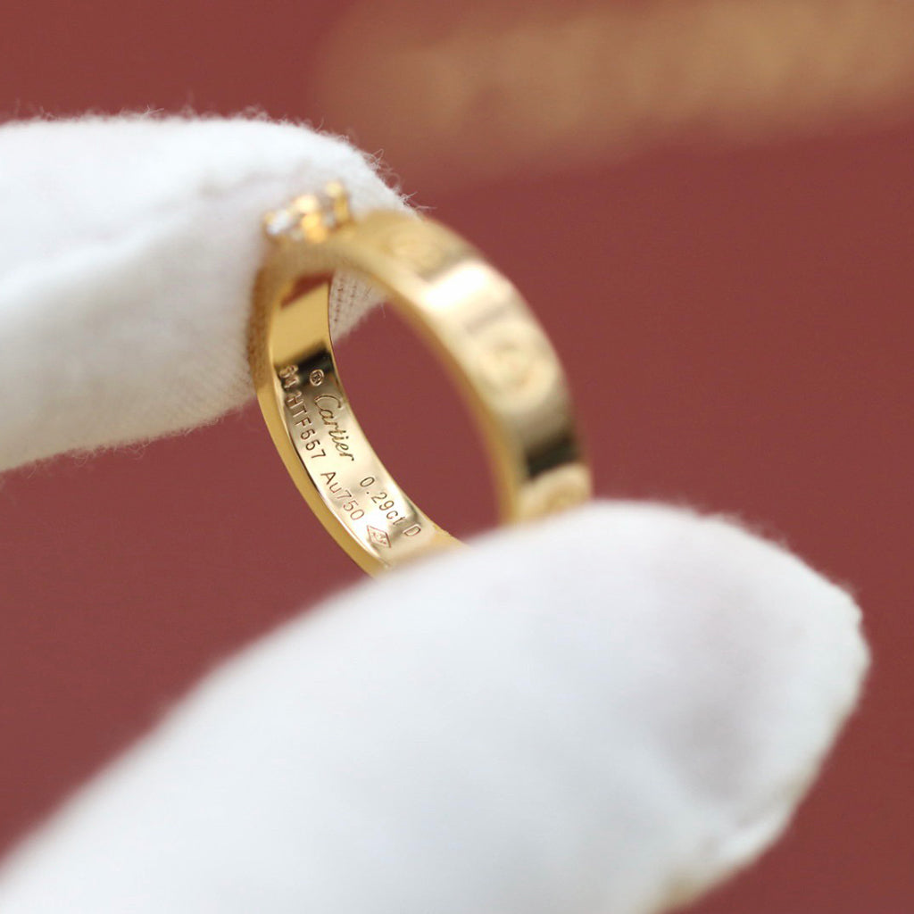 [Rani Jewelry] LOVE RING 3.6MM 1 BIG DIAMOND