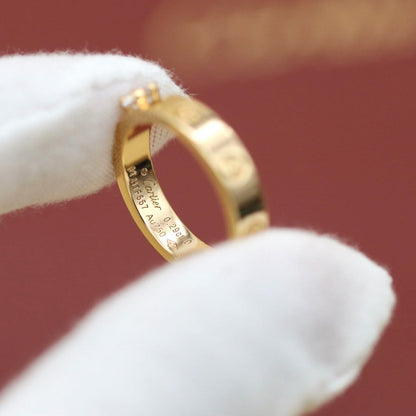 [Rani Jewelry] LOVE RING 3.6MM 1 BIG DIAMOND