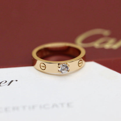 [Rani Jewelry] LOVE RING 3.6MM 1 BIG DIAMOND