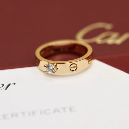 [Rani Jewelry] LOVE RING 3.6MM 1 BIG DIAMOND