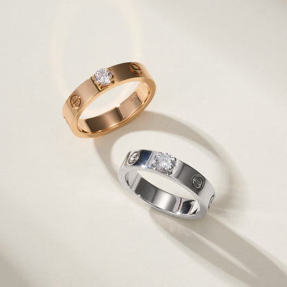 [Rani Jewelry] LOVE RING 3.6MM 1 BIG DIAMOND