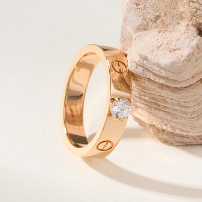 [Rani Jewelry] LOVE RING 3.6MM 1 BIG DIAMOND