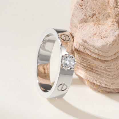 [Rani Jewelry] LOVE RING 3.6MM 1 BIG DIAMOND