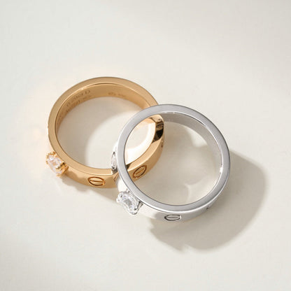 [Rani Jewelry] LOVE RING 3.6MM 1 BIG DIAMOND