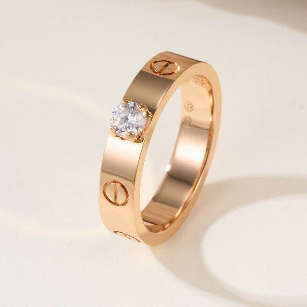 [Rani Jewelry] LOVE RING 3.6MM 1 BIG DIAMOND
