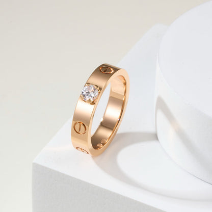 [Rani Jewelry] LOVE RING 3.6MM 1 BIG DIAMOND