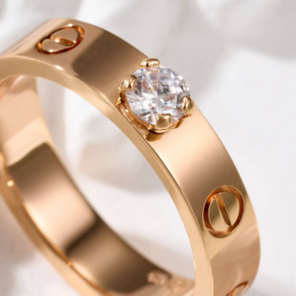 [Rani Jewelry] LOVE RING 3.6MM 1 BIG DIAMOND