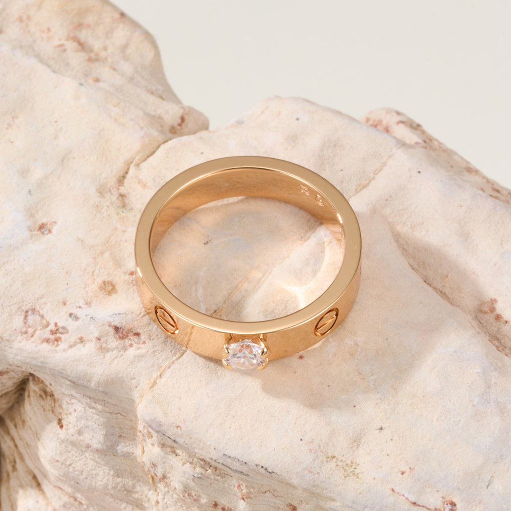 [Rani Jewelry] LOVE RING 3.6MM 1 BIG DIAMOND