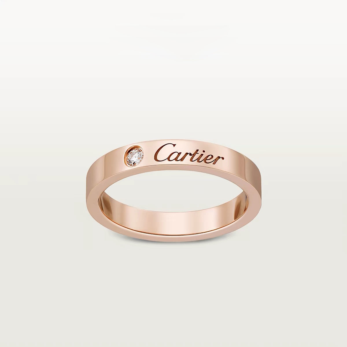 [Rani Jewelry] LOVE RING 4MM 1 DIAMOND