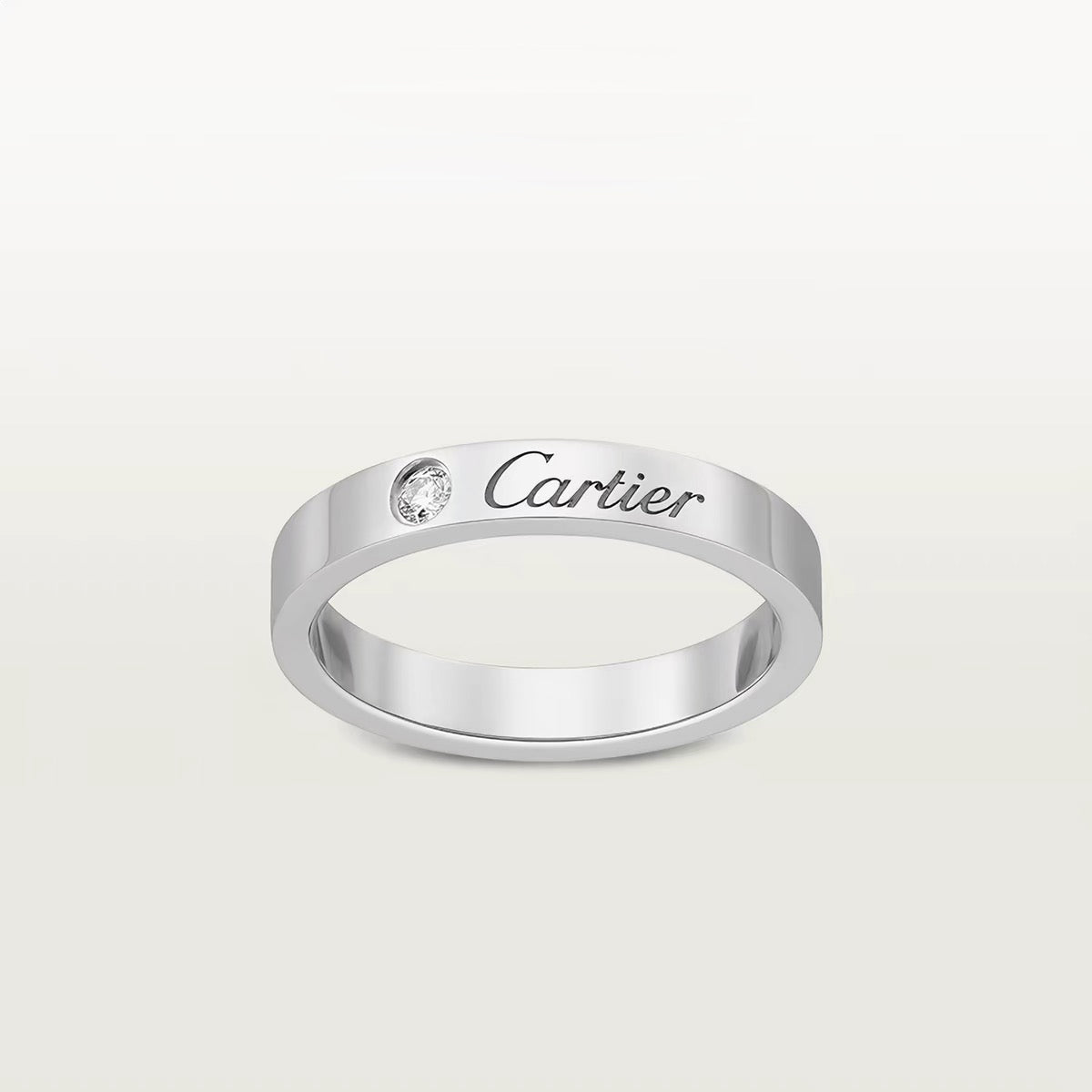 [Rani Jewelry] LOVE RING 4MM 1 DIAMOND