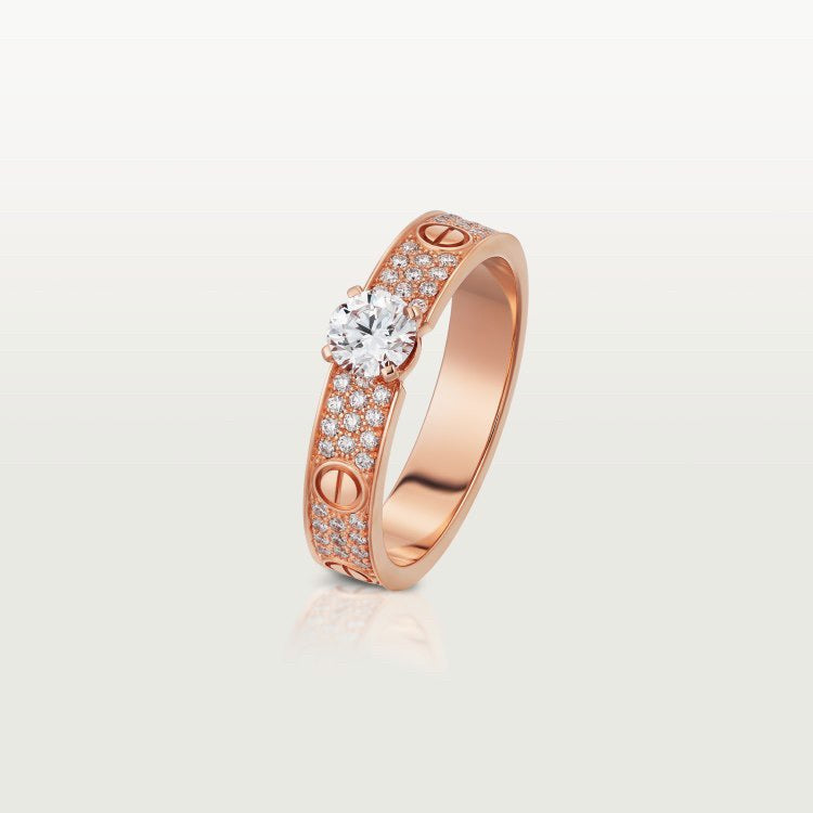 [Rani Jewelry] LOVE RING 3.6MM 1 BIG DIAMOND FULL DIAMOND