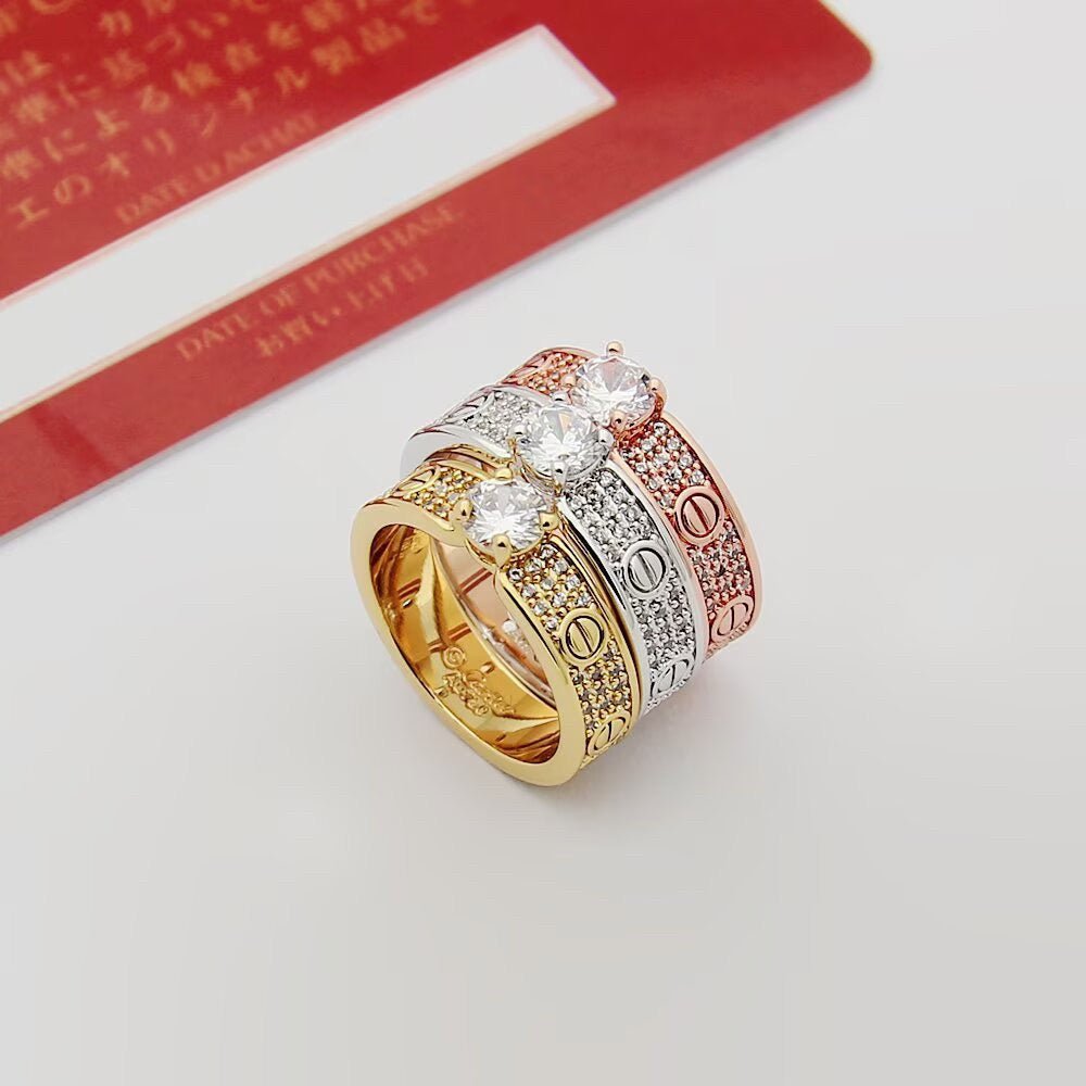 [Rani Jewelry] LOVE RING 3.6MM 1 BIG DIAMOND FULL DIAMOND