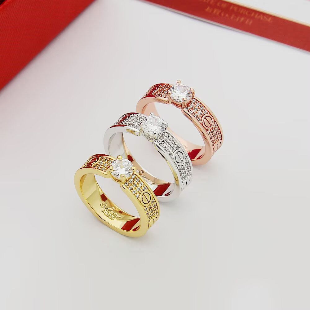 [Rani Jewelry] LOVE RING 3.6MM 1 BIG DIAMOND FULL DIAMOND