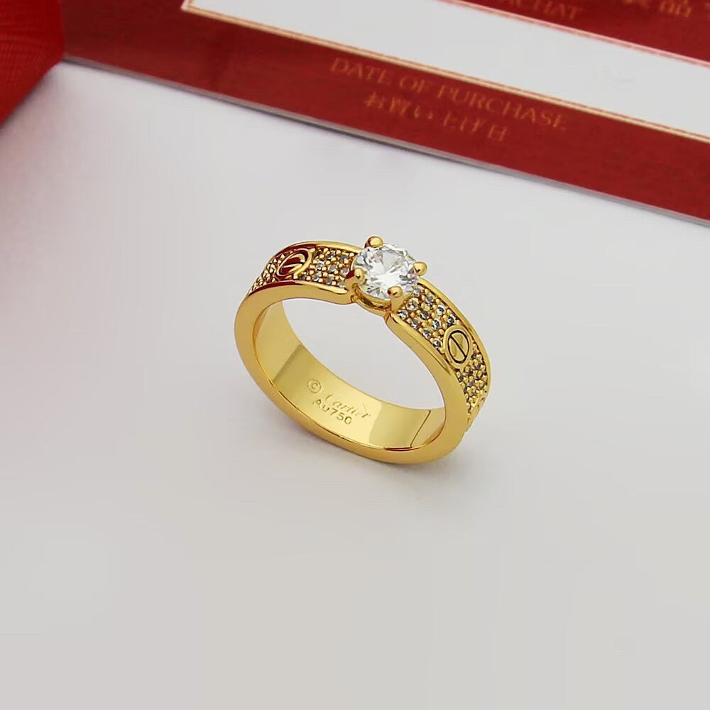 [Rani Jewelry] LOVE RING 3.6MM 1 BIG DIAMOND FULL DIAMOND