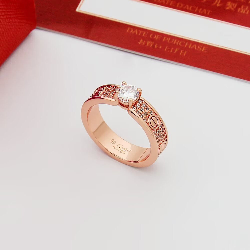 [Rani Jewelry] LOVE RING 3.6MM 1 BIG DIAMOND FULL DIAMOND