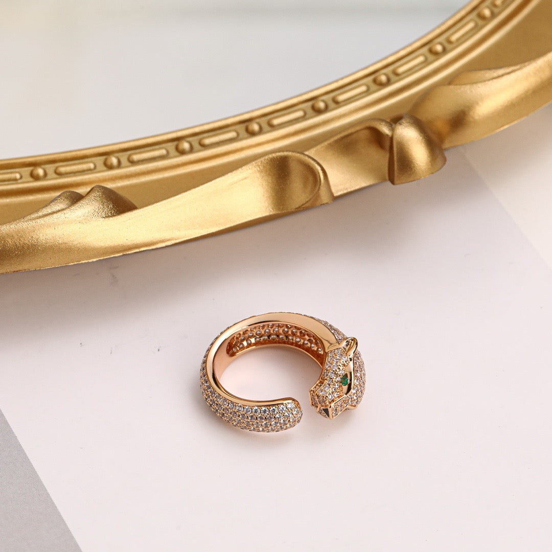 [Rani Jewelry] PANTHERE FULL DIAMOND SMALL RING