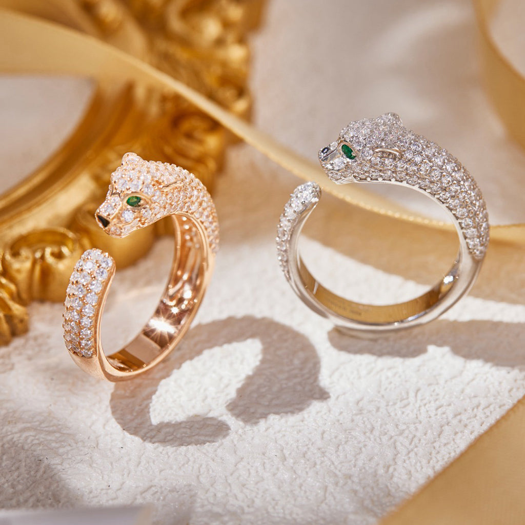 [Rani Jewelry] PANTHERE FULL DIAMOND SMALL RING