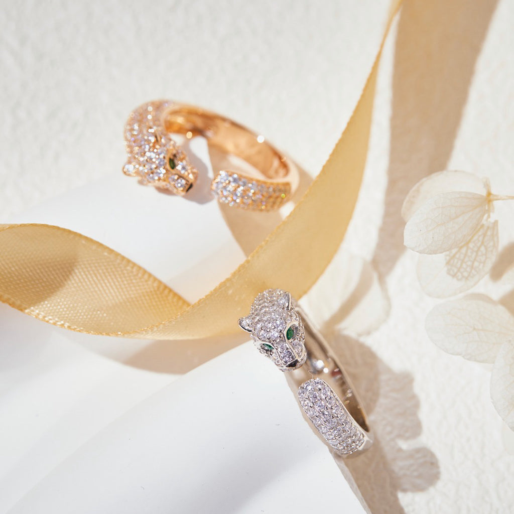 [Rani Jewelry] PANTHERE FULL DIAMOND SMALL RING