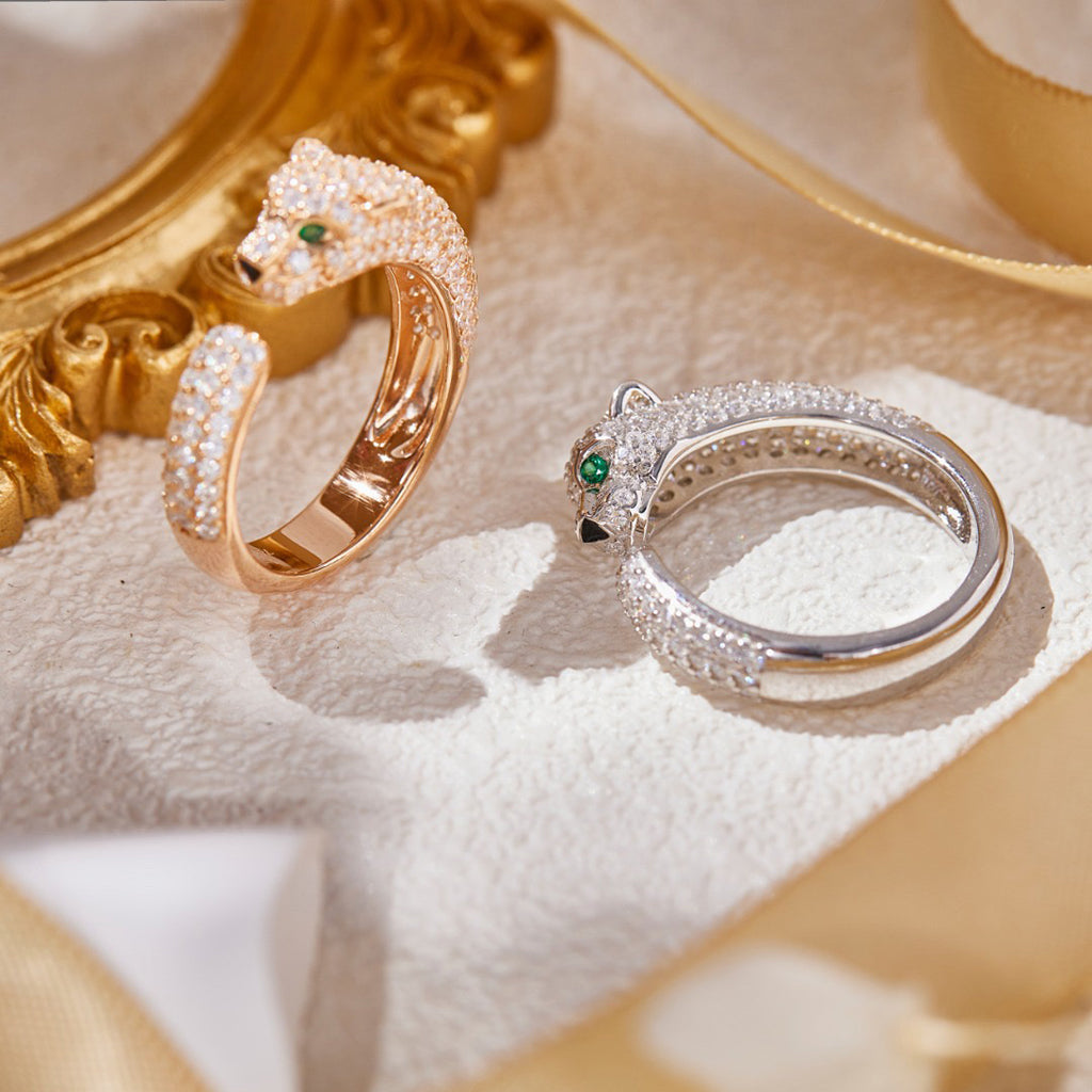[Rani Jewelry] PANTHERE FULL DIAMOND SMALL RING