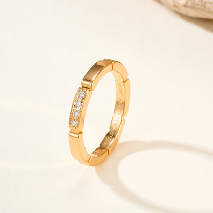[Rani Jewelry] MAILLON PANTHERE 4 DIAMOND RING