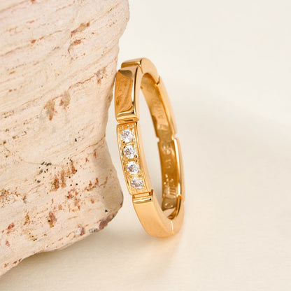 [Rani Jewelry] MAILLON PANTHERE 4 DIAMOND RING