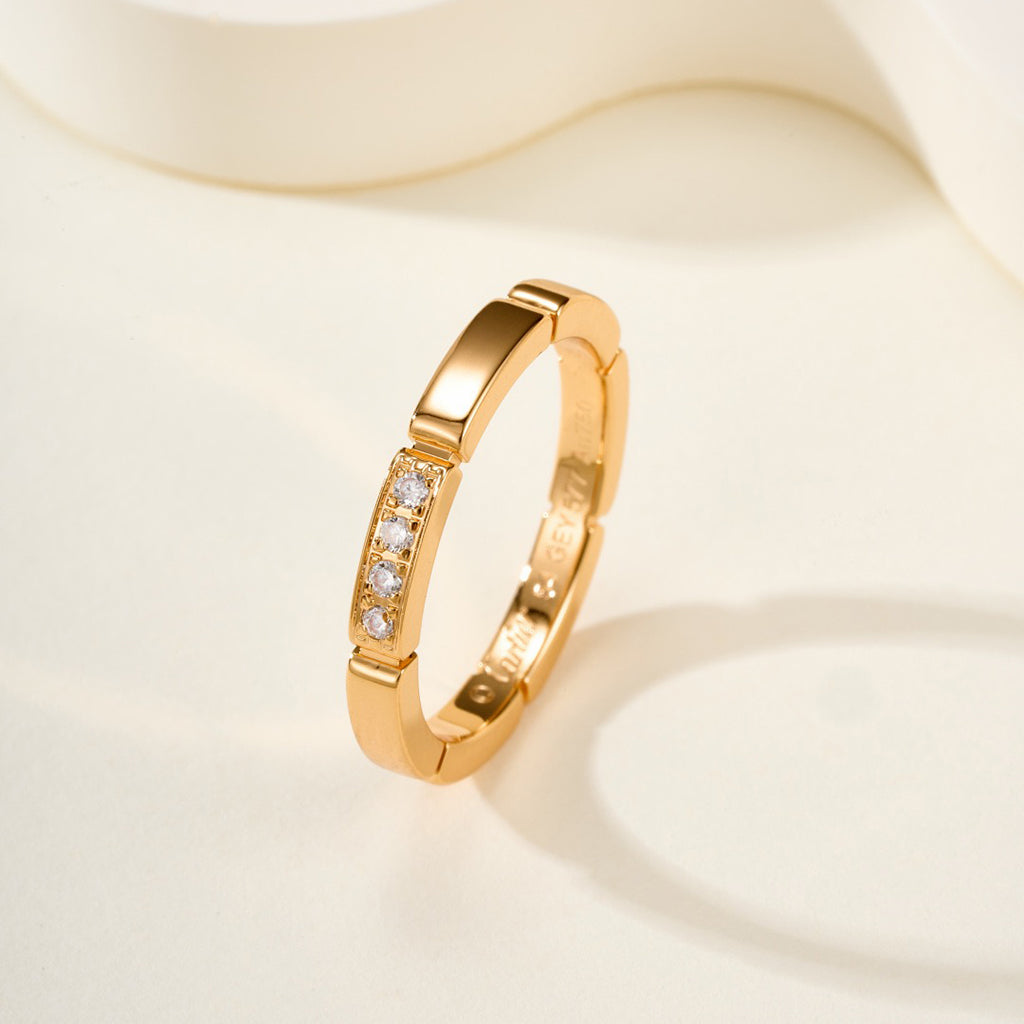 [Rani Jewelry] MAILLON PANTHERE 4 DIAMOND RING