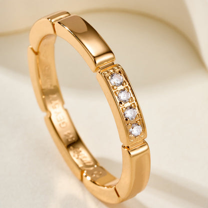 [Rani Jewelry] MAILLON PANTHERE 4 DIAMOND RING