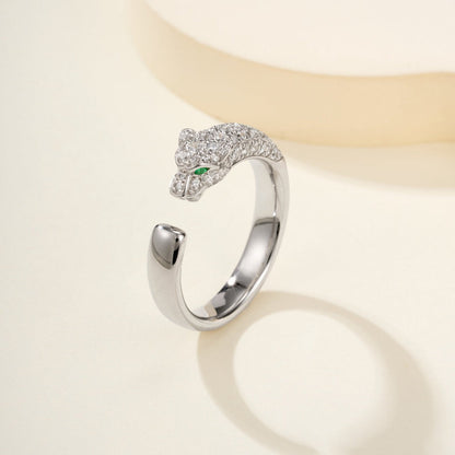 [Rani Jewelry] PANTHERE HALF DIAMOND SMALL RING