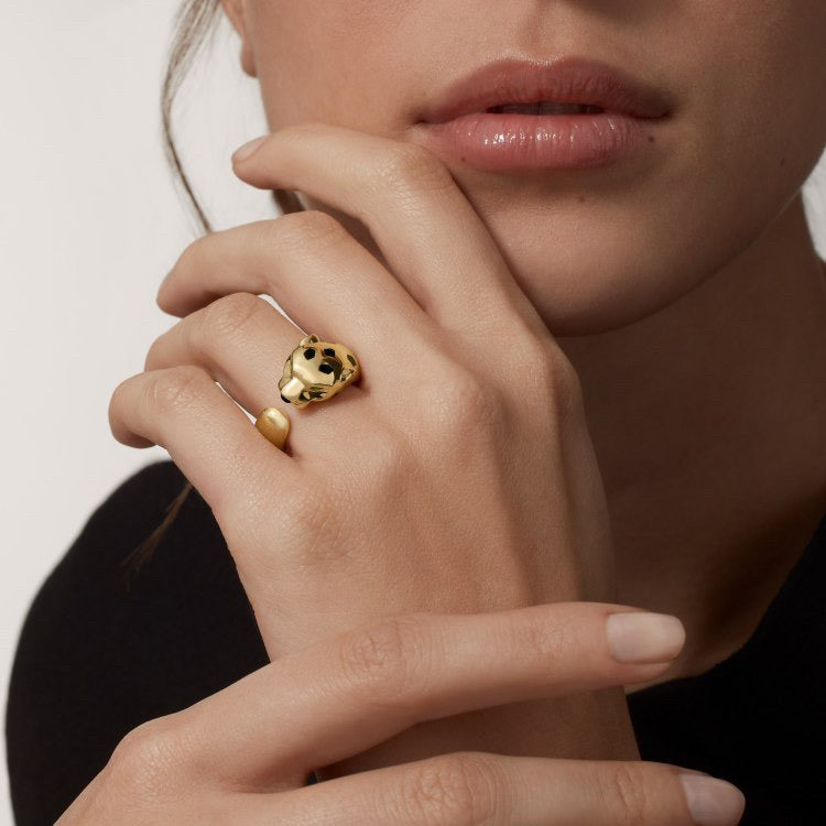 [Rani Jewelry] PANTHERE SPOTTED MEDIUM RING