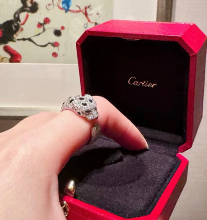 [Rani Jewelry] PANTHERE SPOTTED FULL DIAMOND MEDIUM RING