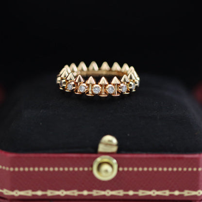 [Rani Jewelry] CLASH 6.8MM DIAMOND MEDIUM RING