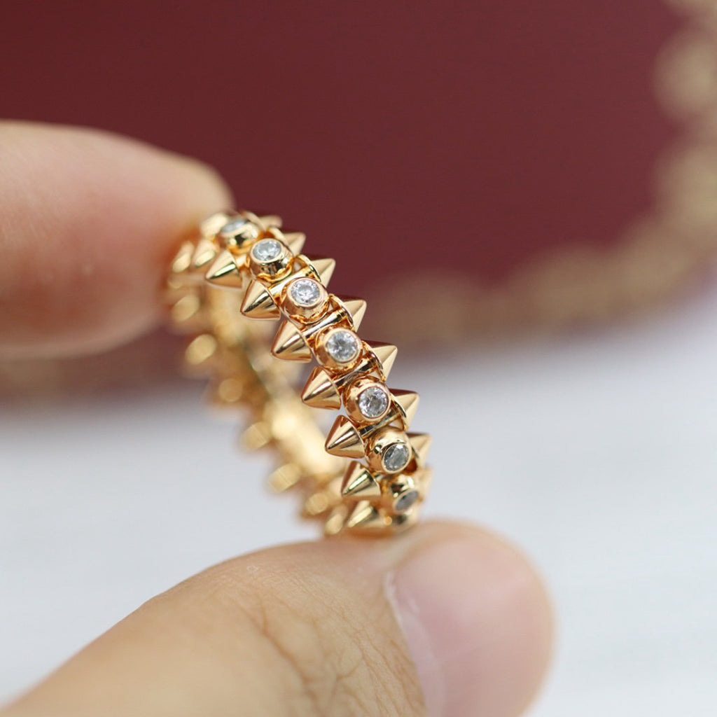 [Rani Jewelry] CLASH 6.8MM DIAMOND MEDIUM RING