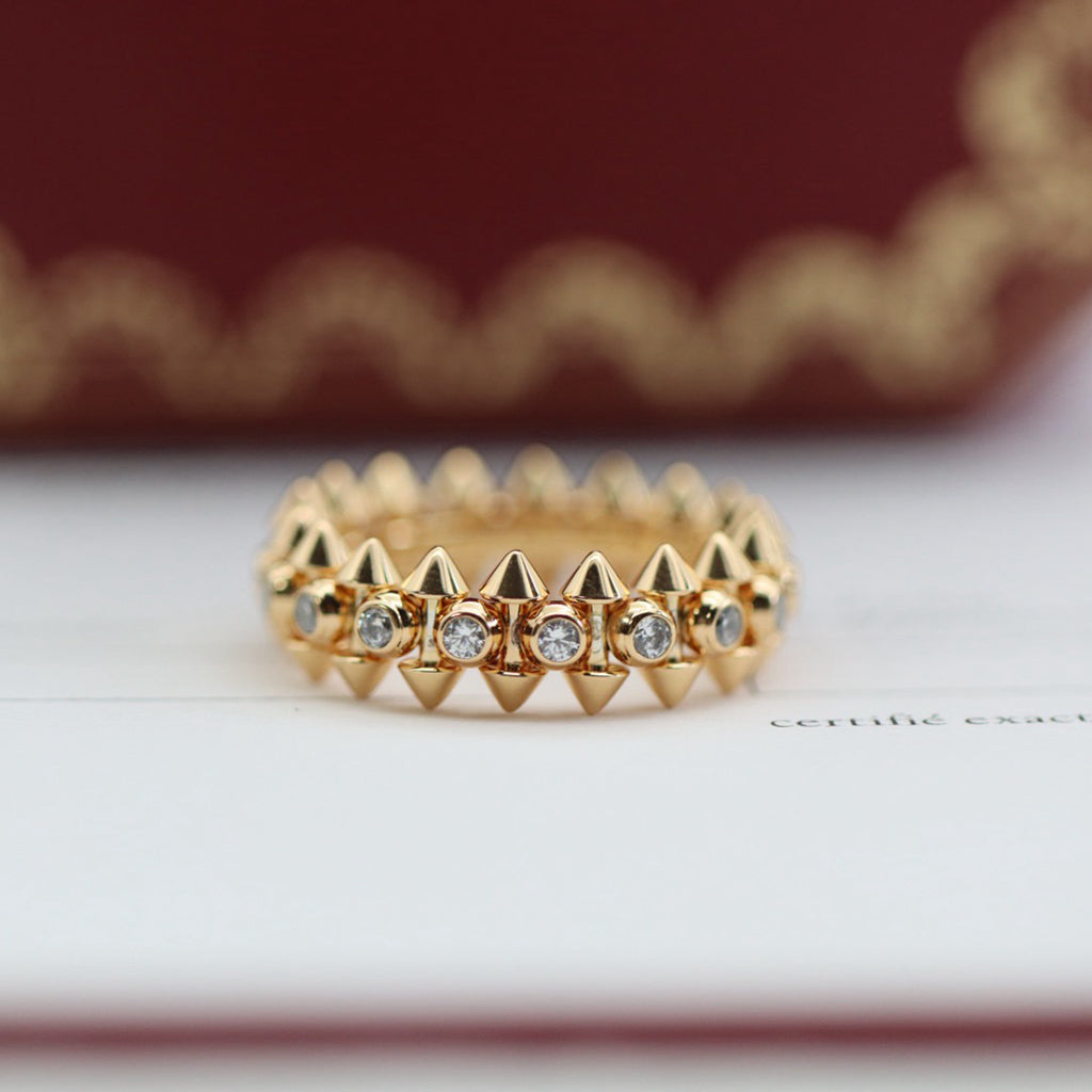 [Rani Jewelry] CLASH 6.8MM DIAMOND MEDIUM RING