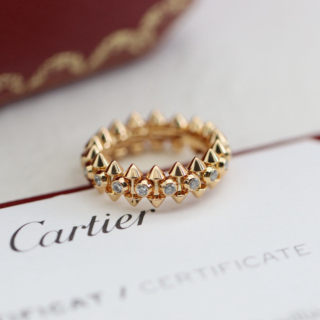 [Rani Jewelry] CLASH 6.8MM DIAMOND MEDIUM RING