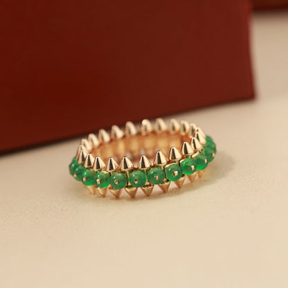 [Rani Jewelry] CLASH 7.9MM AGATE CHALCEDONY RING