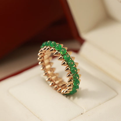 [Rani Jewelry] CLASH 7.9MM AGATE CHALCEDONY RING