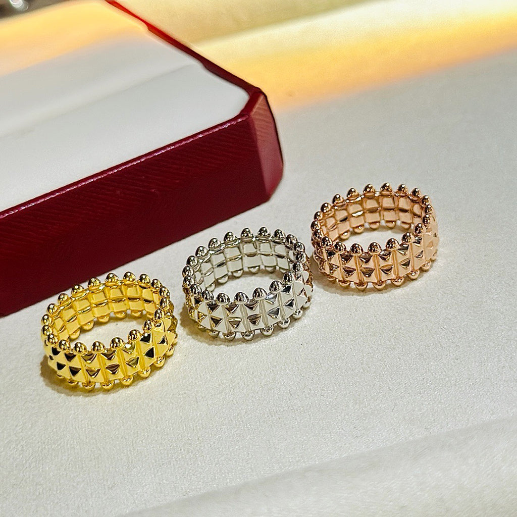 [Rani Jewelry] CLASH 9.2MM DOUBLE ROW RING