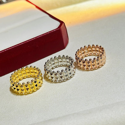 [Rani Jewelry] CLASH 9.2MM DOUBLE ROW RING